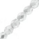 Abalorios facetadas cristal Checo Fire Polished 4mm - Crystal